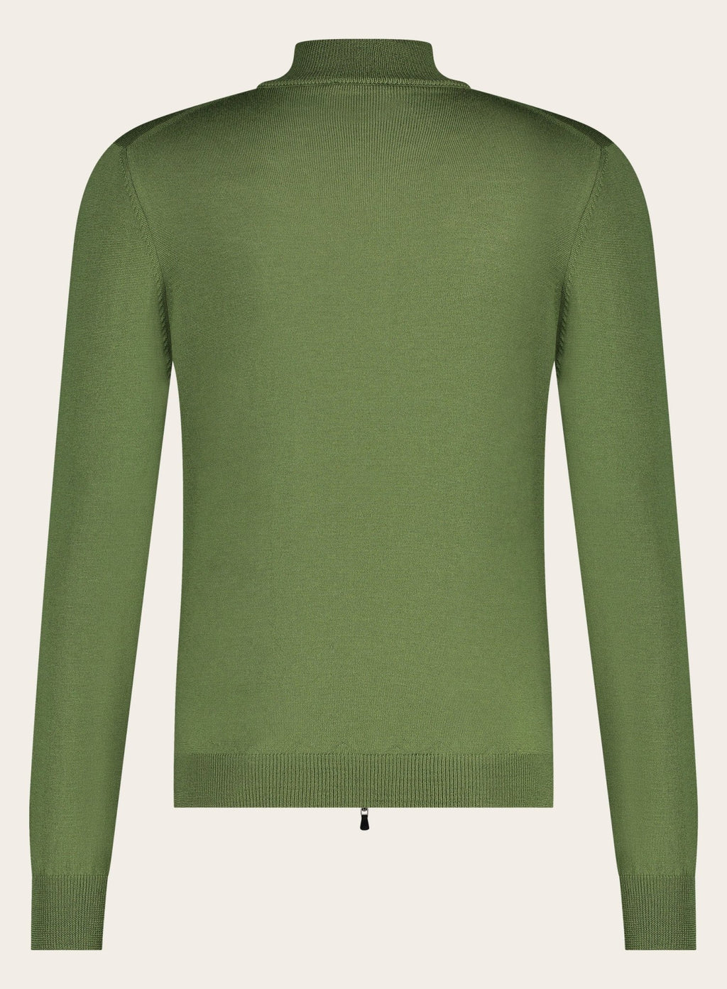 Ritsvest van wol | Groen