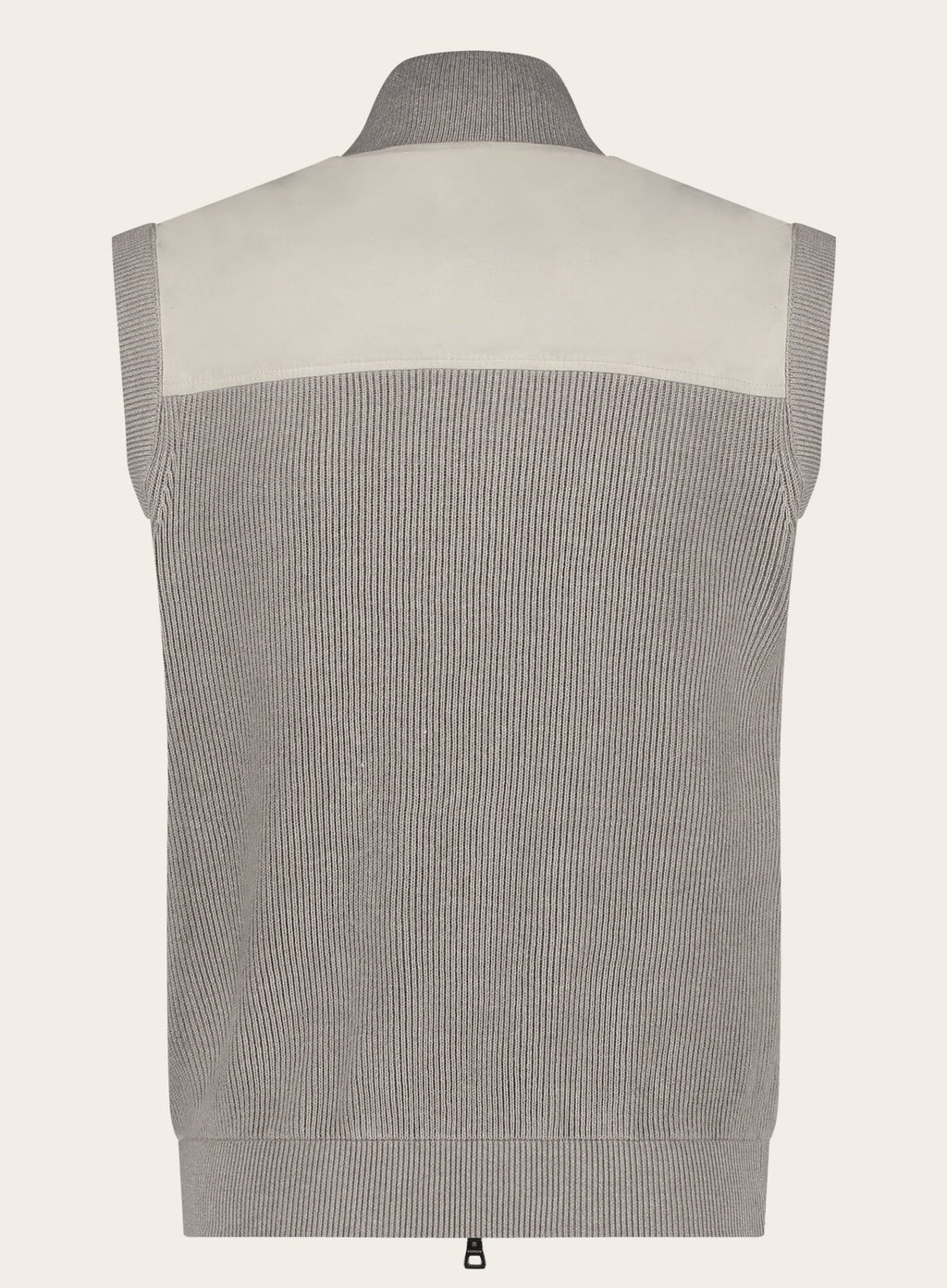 Bodywarmer van suède | L.BEIGE