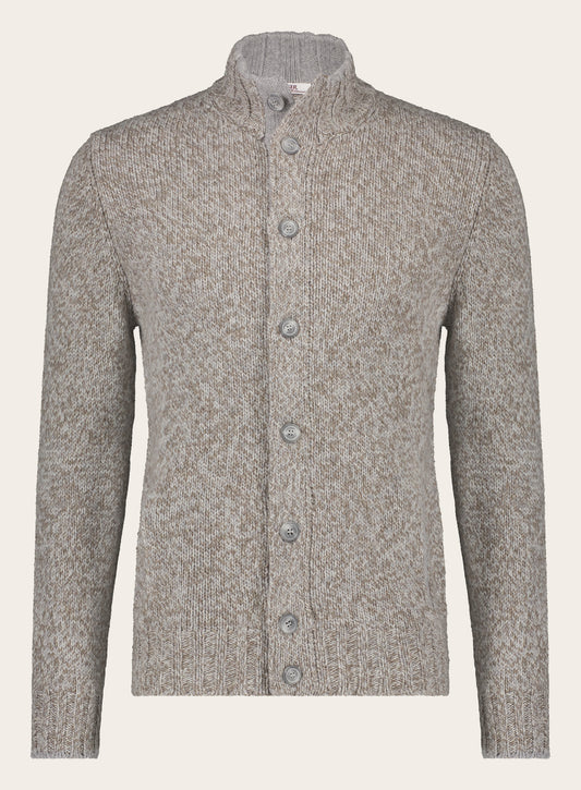 Wollen cardigan met knoopsluiting