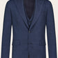 Driedelig pak van wol, zijde en linnen | BLUE NAVY