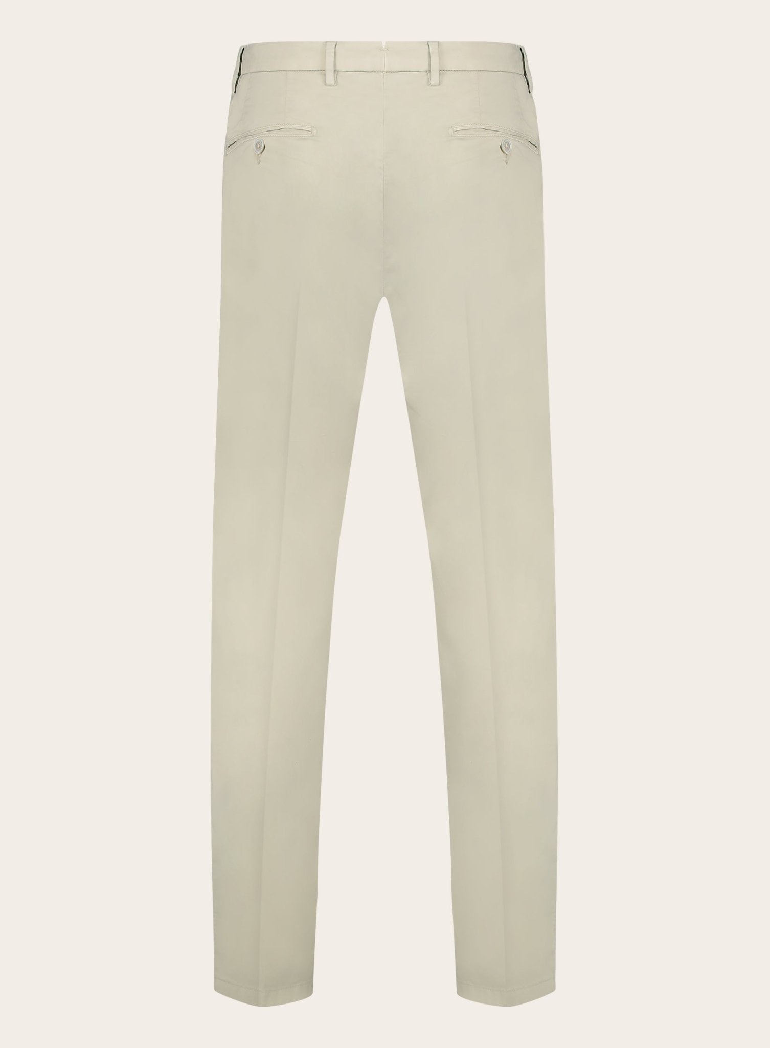 Slim-fit pantalon van katoen | L.BEIGE