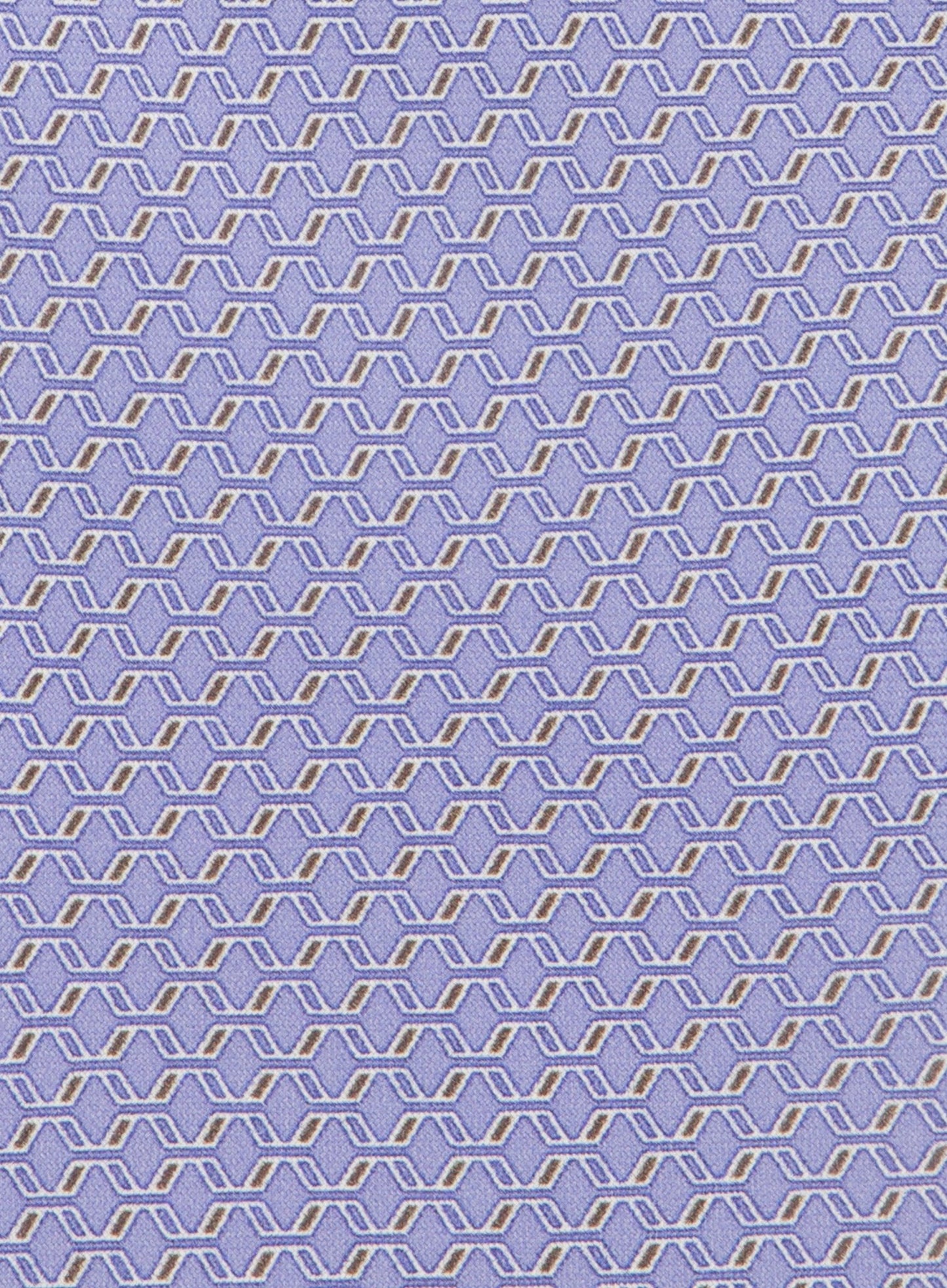 Stropdas met print van zijde | L.Blauw