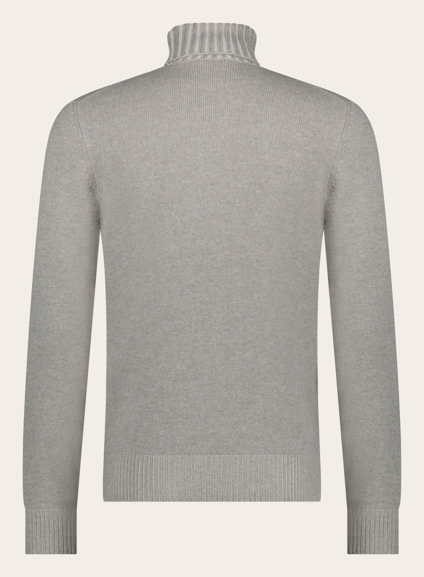 Virgin-wollen cashmere coltrui | LICHT TAUPE