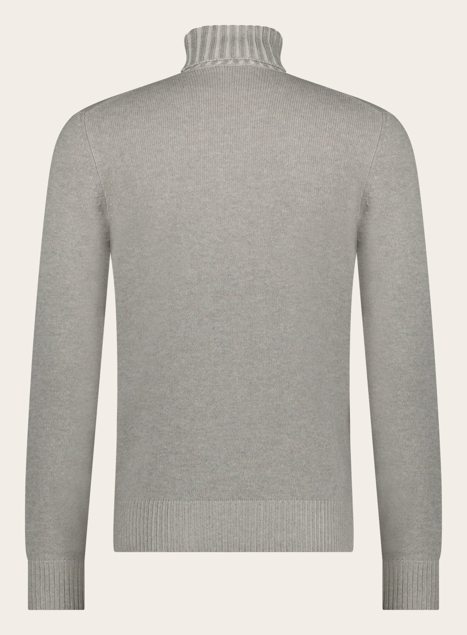 Virgin-wollen cashmere coltrui | LICHT TAUPE