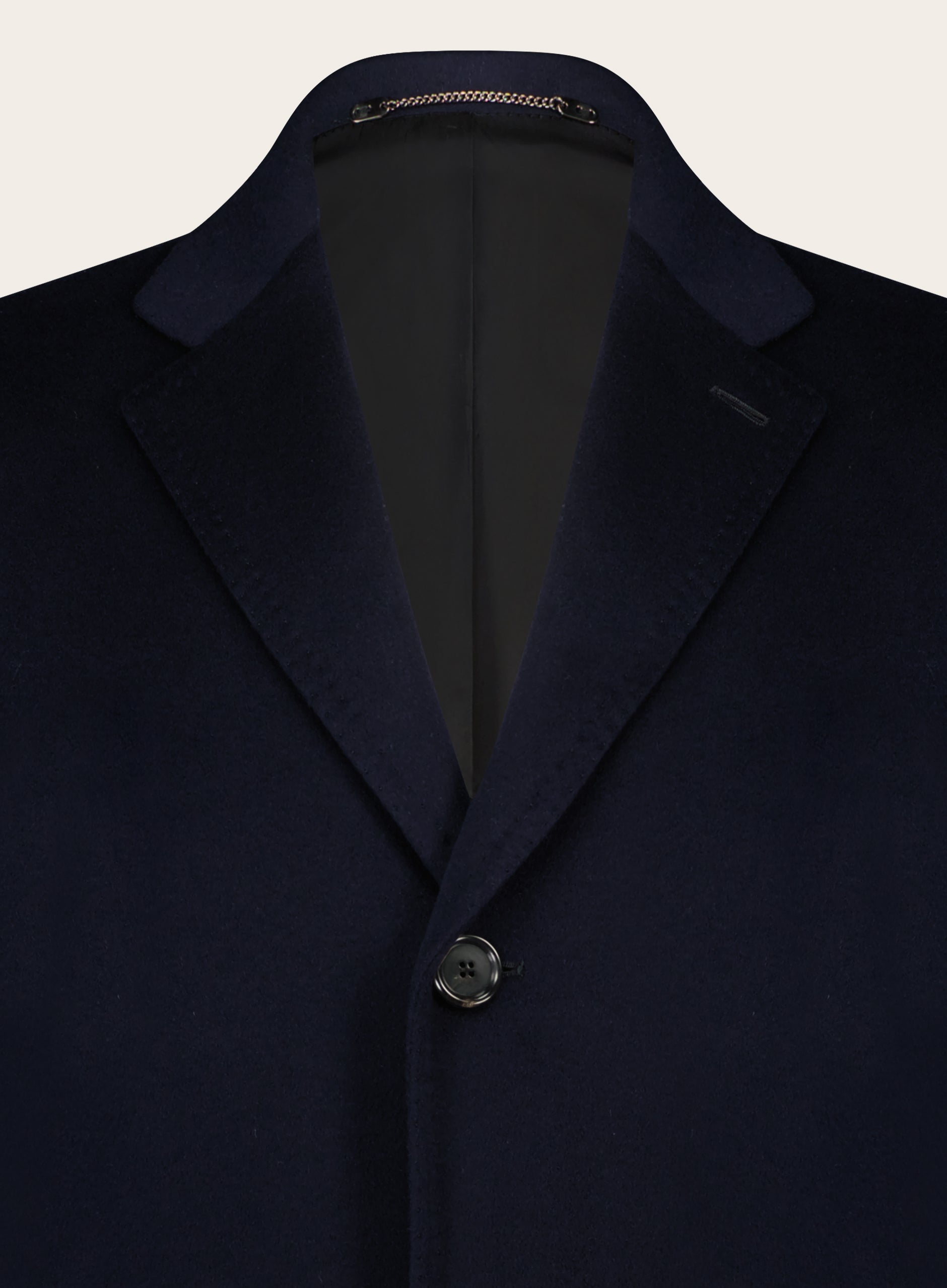 Handgemaakte cashmere mantel | BLUE NAVY