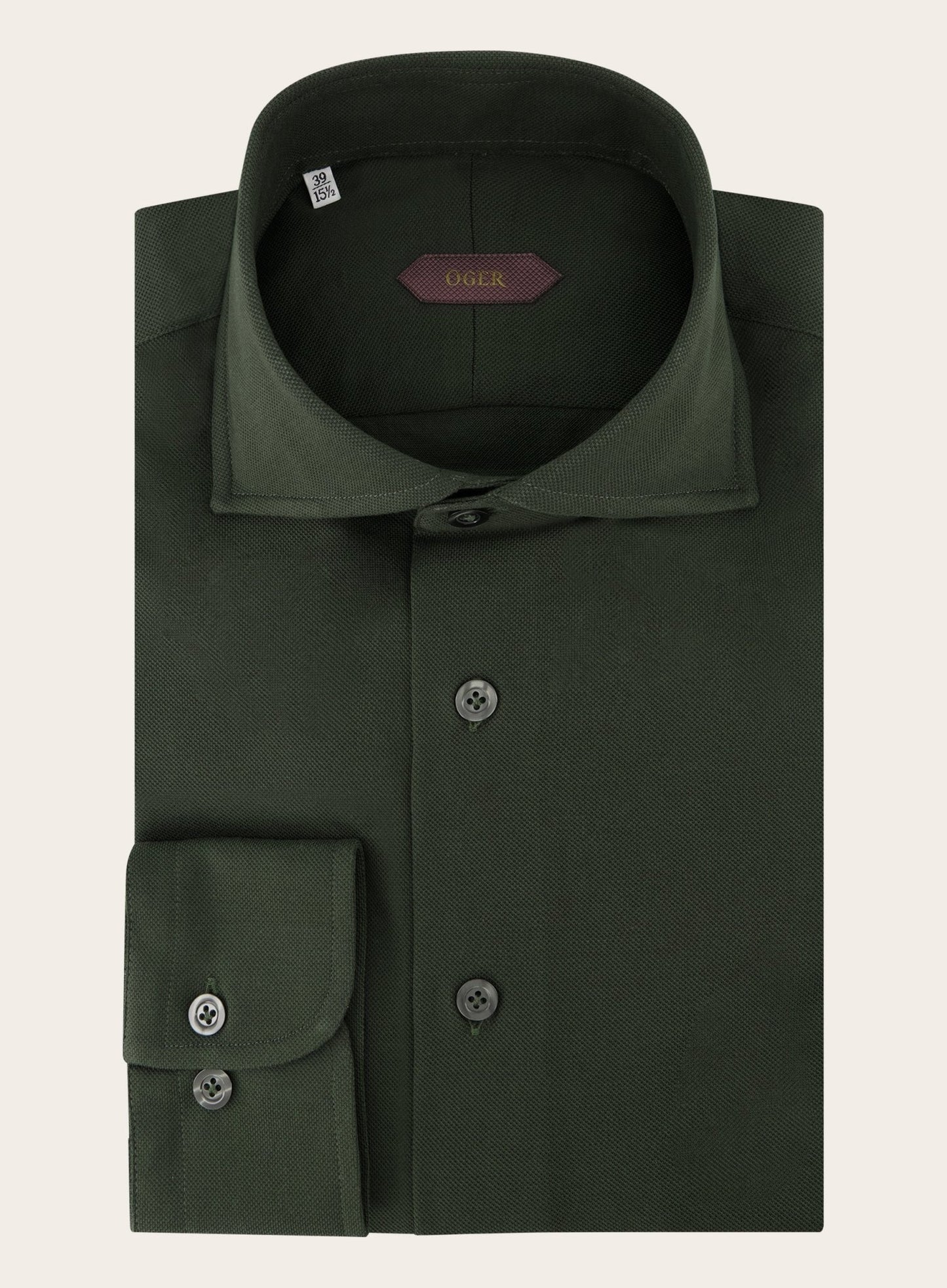 Shirt van katoen | Groen