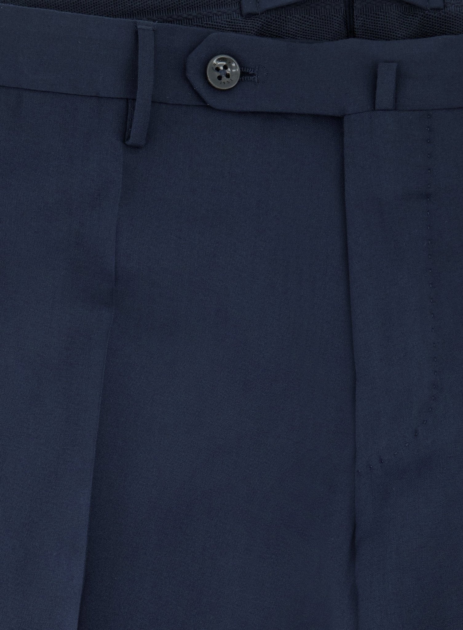 Pantalon van wol | BLUE NAVY