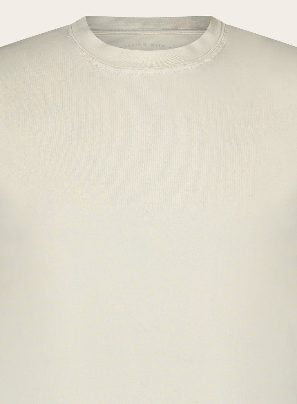 Crewneck T-shirt van katoen | FULL_WIDTH | Beige