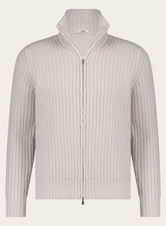 Wollen-cashmere ritsvest