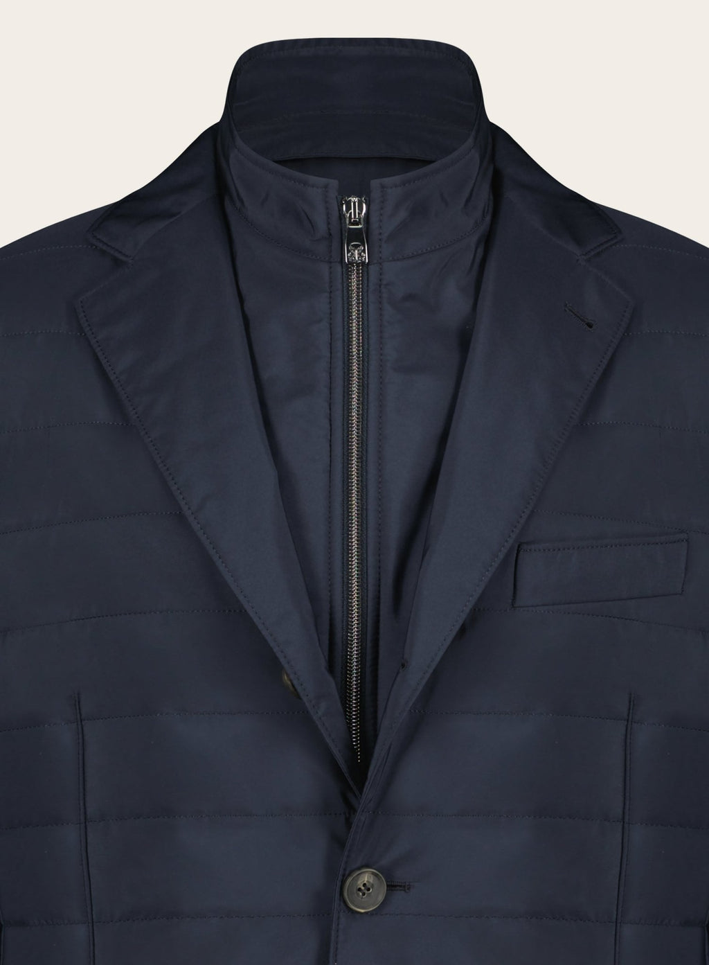 Gewatteerd jasje met uitneembaar binnenwerk | FULL_WIDTH | BLUE NAVY