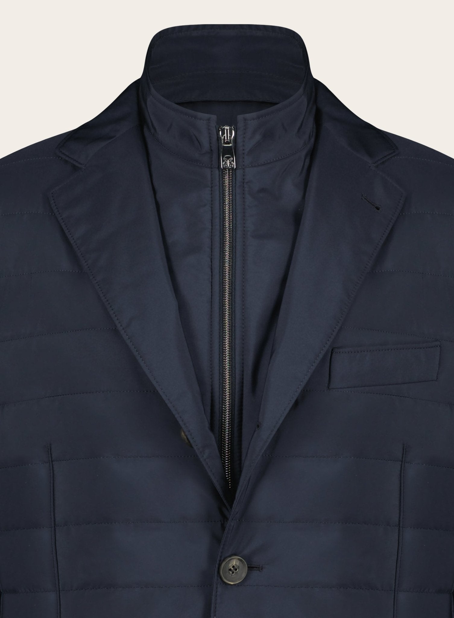Gewatteerd jasje met uitneembaar binnenwerk | FULL_WIDTH | BLUE NAVY