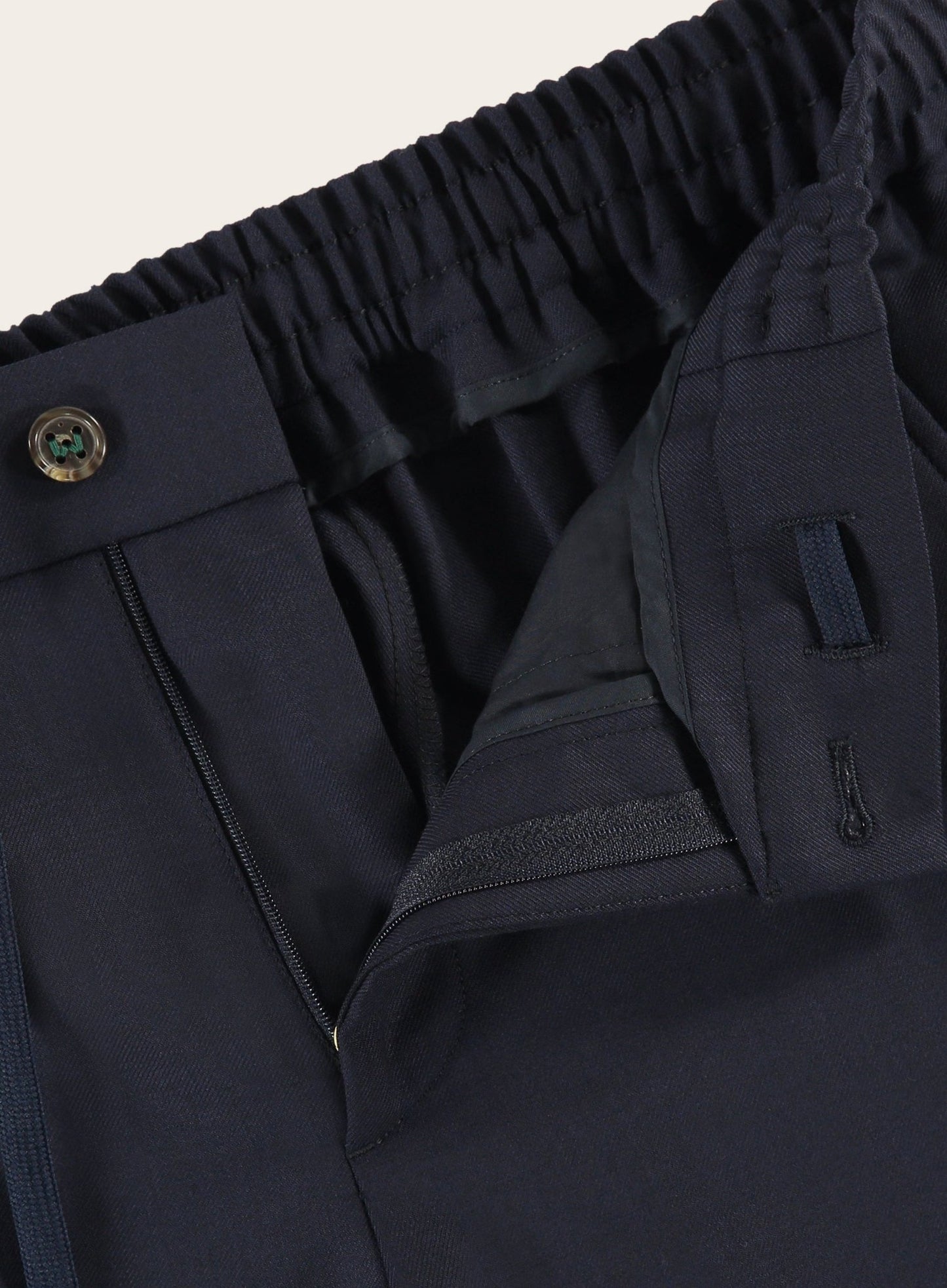 Slim-fit Spiaggia pantalon | BLUE NAVY