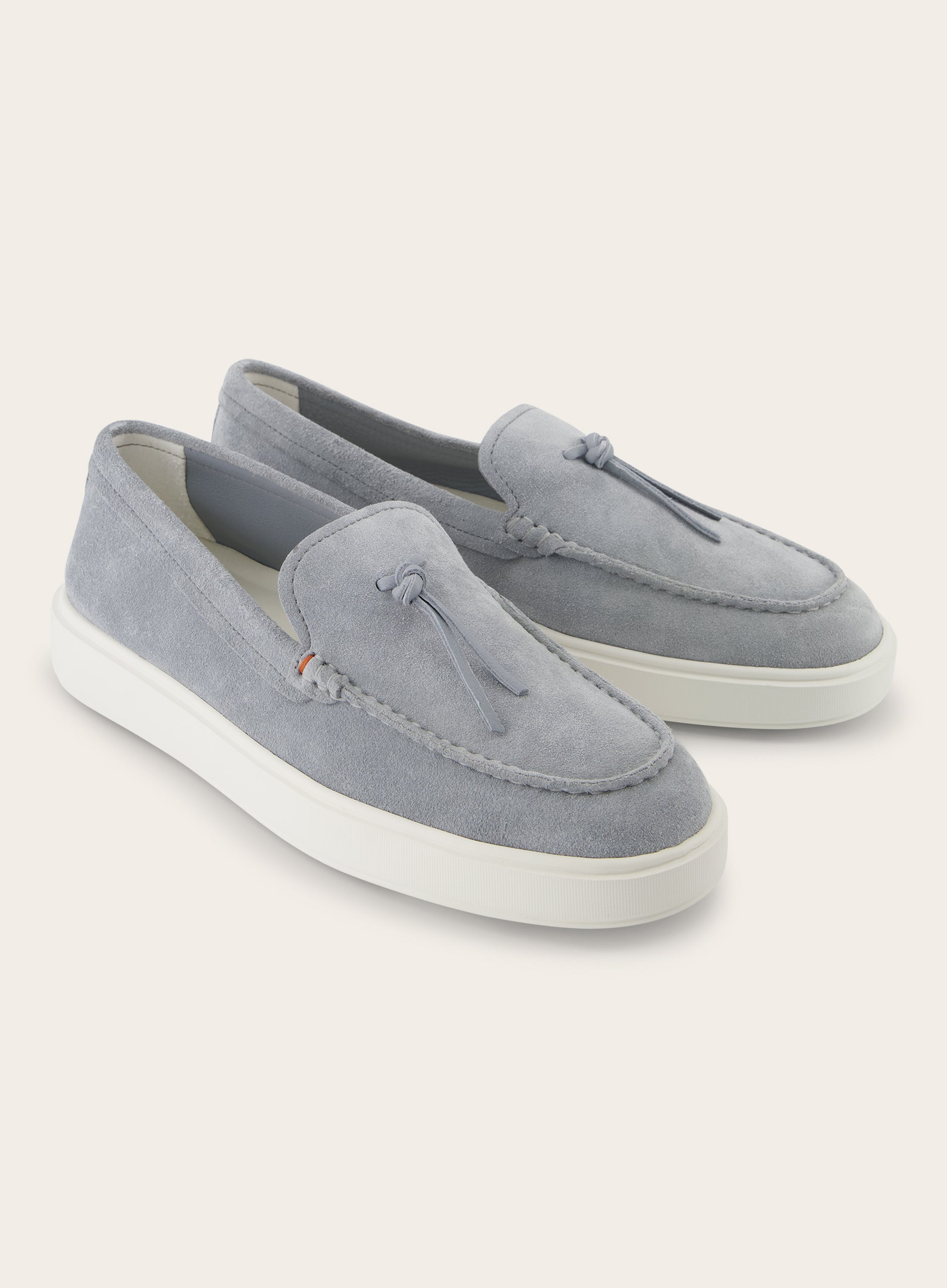 Suède Clean Icon tassel loafers | L.Blauw