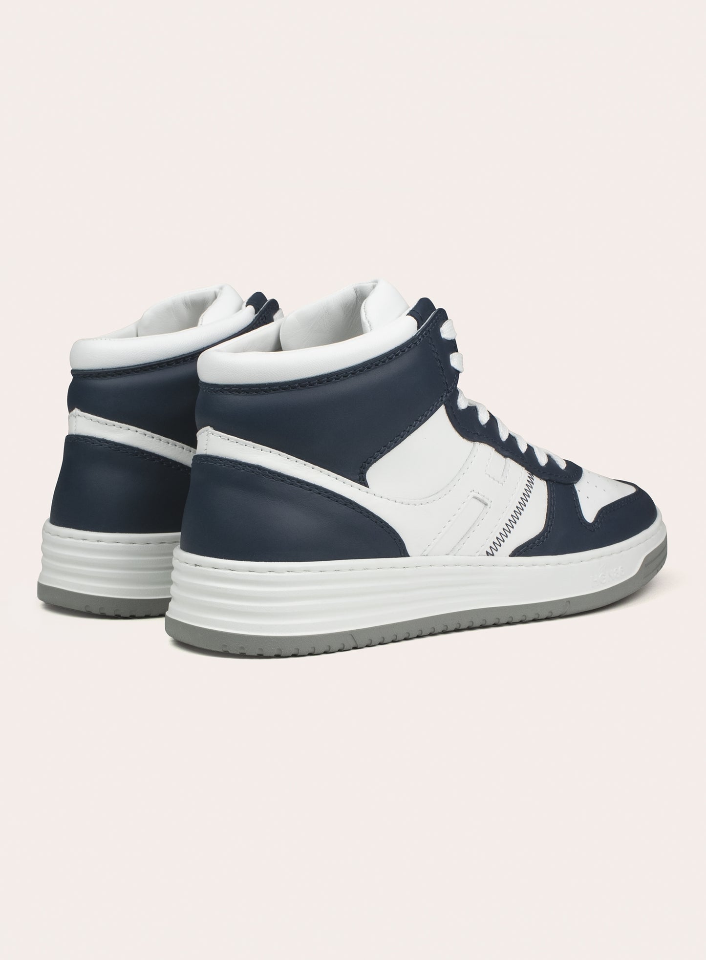 Lederen sneakers | BLUE NAVY